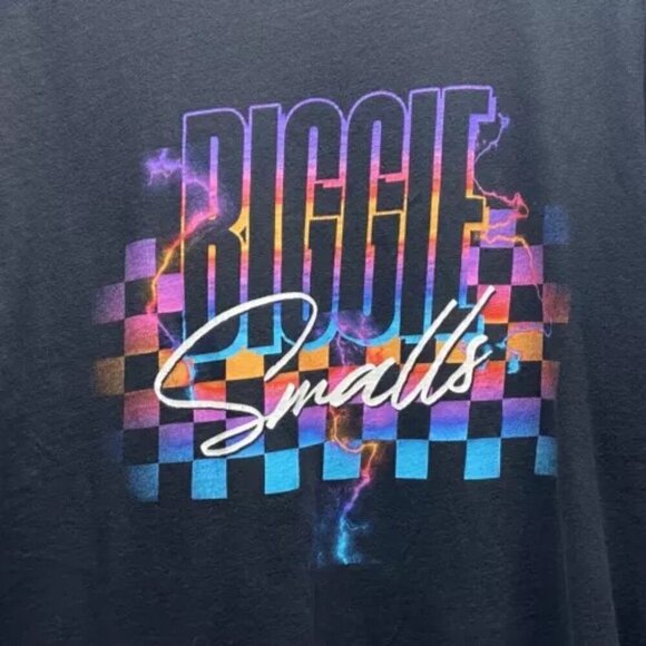 Biggie Smalls Old Navy Graphic T-Shirt Men’s Large Black Tee Christopher Wallace - Picture 8 of 9